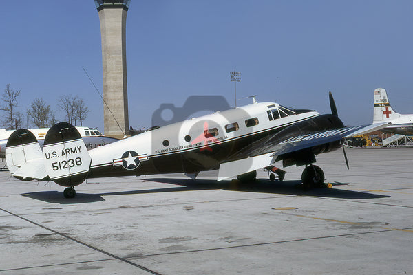 51238 Beech UC 45J US Army Fort Gordon Andrews 1968 Air 