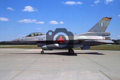 007 General Dynamics F-16C, Greek AF(335 Mira), Poznan 2018, Tiger scheme