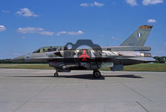 023 General Dynamics F-16C, Greek AF(335 Mira), Poznan 2018, Tiger scheme