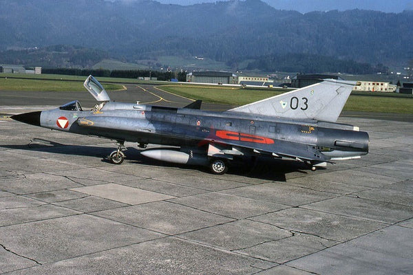 03 SAAB J-35Oe Draken, Austrian AF, 1996