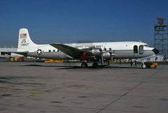 131607(JS) Douglas C-118B, USN(VR-54), Miramar 1975