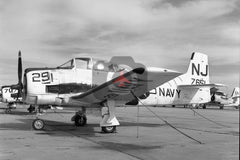 137651(NJ291) North American T-28B, USN,  New Orleans 1966