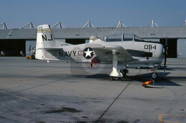 138271(NJ094) North American T-28B, USN(VA-122), Lemoore 1979