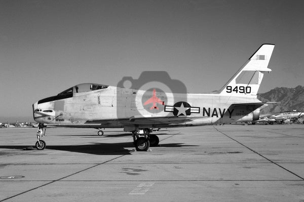 139490 Grumman FJ-4, USN, Davis Monthan 1965