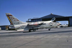 147048(AJ100) Chance-Vought F-8H, USN(VF-111), Miramar 1970, CAG Bird