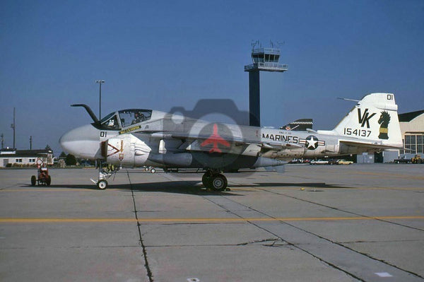 154137(VK01) Grumman A-6E, USMC(VMA(AW)121), McGuire, 1983