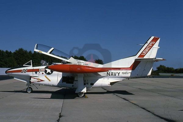 158579(26) North American T-2C, USNTPS, Patuxent River 1987