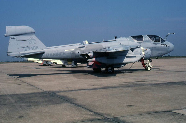 163406(XE633) Grumman EA-6B, USMC(VX-9), Washington 2001