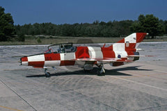 165 Mikoyan MiG-21UM, Croatian AF, Pleso 2007, special colours(left side)