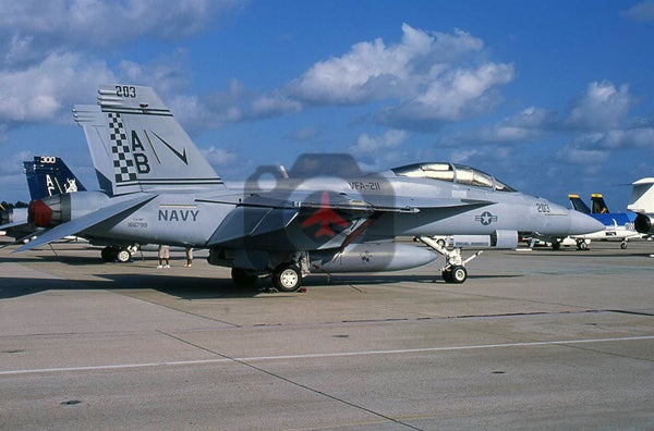 166799(AB203) McDonnell Douglas F-18F, USN(VFA-211), Oceana 2008