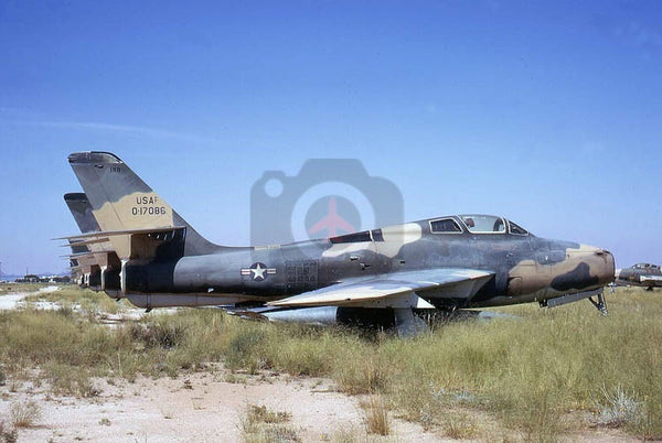 17086 Republic F-84F, Indiana ANG, Davis Monthan 1972