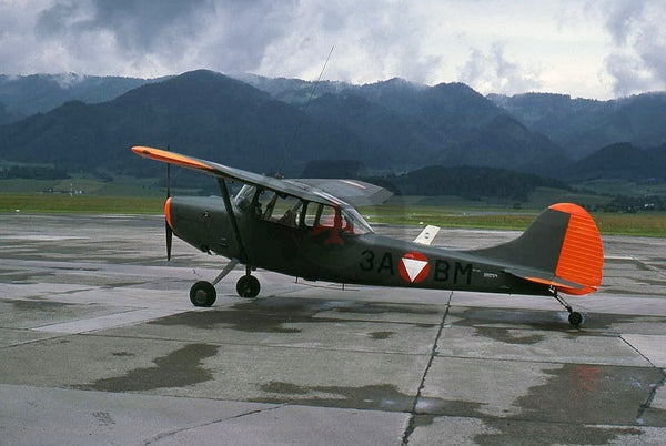 3A-BM Cessna O-1A, Austrian AF, Zeltweg, 1977