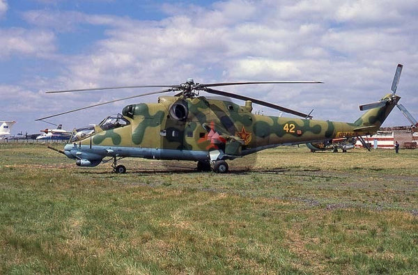 42 Yellow Mil Mi-24, Kazakhstan AF, Astana 2014