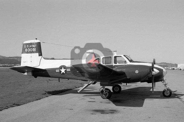 58-3091 Beech U-8D, US Army, San Francisco 1967