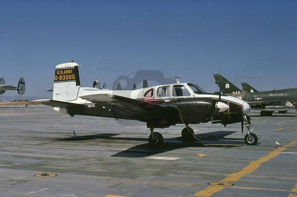 83065 Beech U-8D, US Army, Davis Monthan 1979