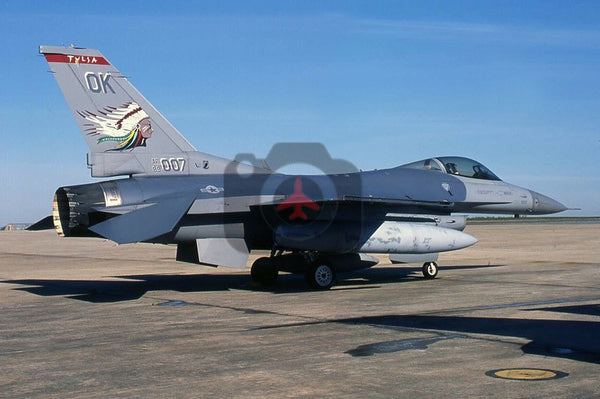 89-007(OK) General Dynamics F-16C, Oklahoma ANG, Washington 2009
