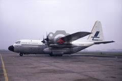 9J-RBW Lockheed L100, Zambian Air Cargoes, Heathrow