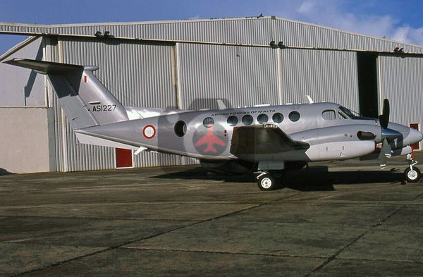 AS1227 Beech King Air 200, Malta Air Wing, Luqa 2012