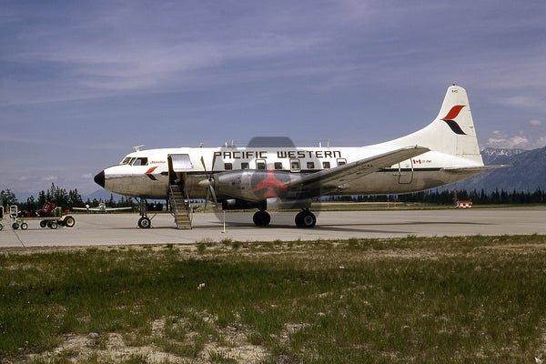 CF-PWT Convair CV640, Pacific Western Airlines