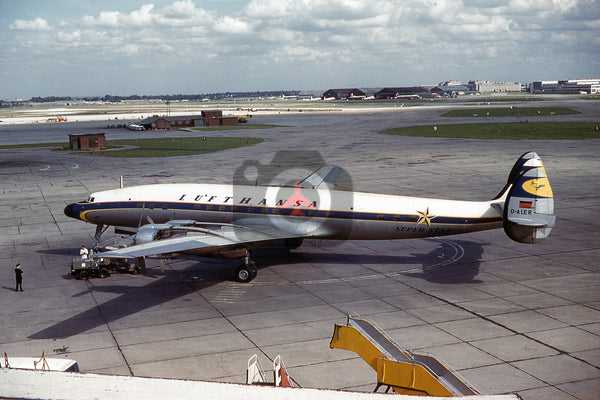 D-ALER Lockheed L-1649A Starliner, Lufthansa, Heathrow
