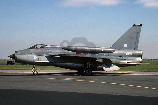 XS928 English Electric Lightning F6, RAF, Waddington 1990
