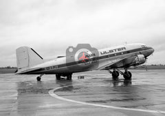 G-AGJV Douglas DC-3, Air Ulster, Aldergrove, 1970