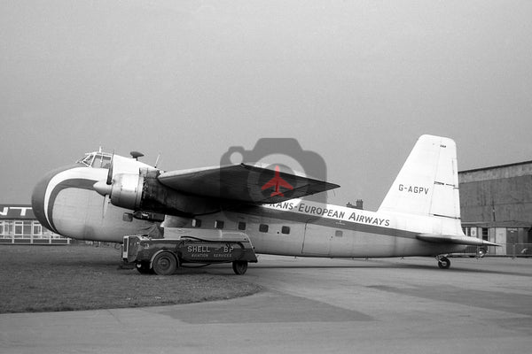 G-AGPV Bristol 170 Freighter,  Trans European Airways, Baginton 1961