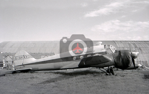 G-AHKX  Avro Anson C.19, Meridian Airmaps