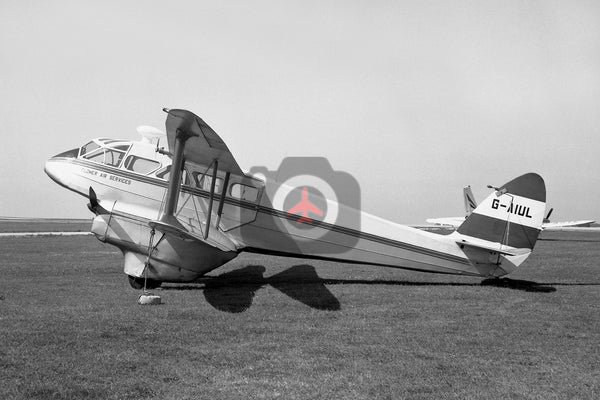 G-AIUL De Havilland DH89A Dragon Rapide, Flower Air Services, Jersey 1965