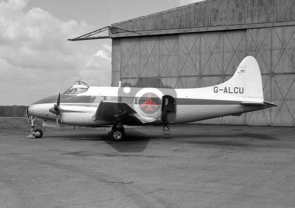 G-ALCU De Havilland DH104 Dove, Wymeswold, 1962