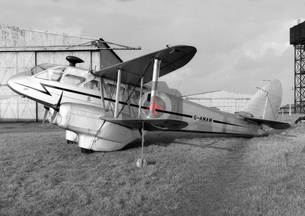 G-AMAM De Havilland DH89A Dragon Rapide, Wymeswold, 1961