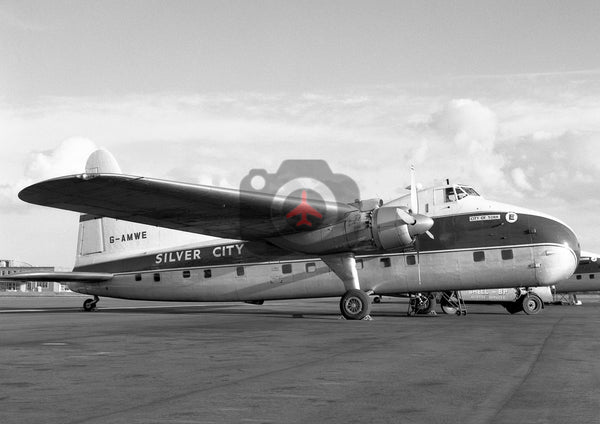 G-AMWE Bristol 170 Freighter Mk.32, Silver City Airways, Hurn, 1962