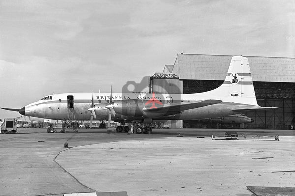 G-ANBO Bristol Britannia 102, Britannia Airways