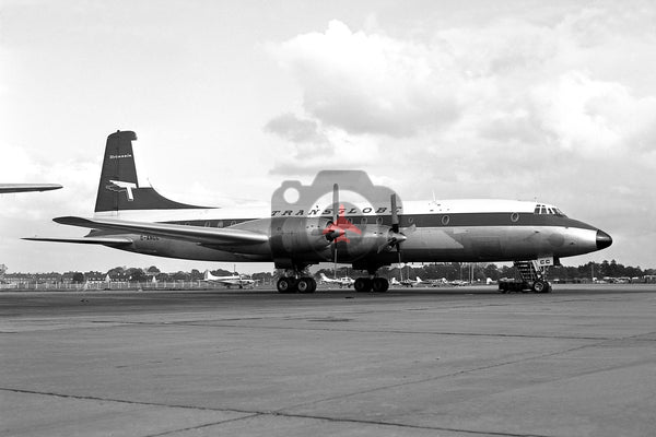 G-ANCC Bristol Britannia 302, Transglobe Airways, Gatwick