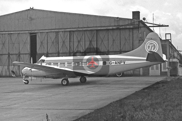 G-ANPV De Havilland DH114 Heron, TI Group,  Luton 1970