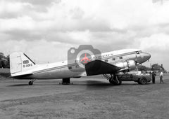G-AOFZ Douglas DC-3, Derby Airways, Burnaston, 1962