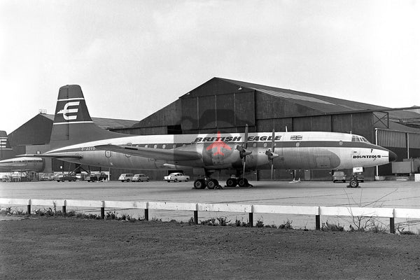 G-AOVG Bristol Britannia 312, British Eagle Airways, Heathrow