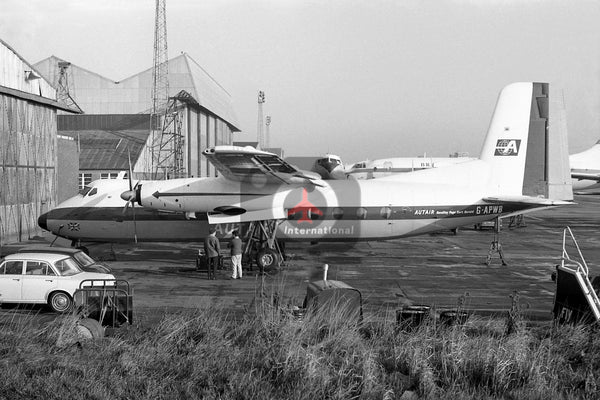 G-APWB Handley Page Herald, Autair, Luton 1967