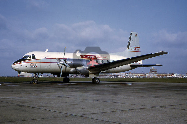 G-ARMX Avro 748 Srs 1, Skyways Coach Air, Heathrow