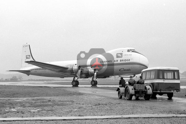 G-ARSF Aviation Traders ATL98 Carvair, British United Airways Channel Air Bridge, Southend 1962