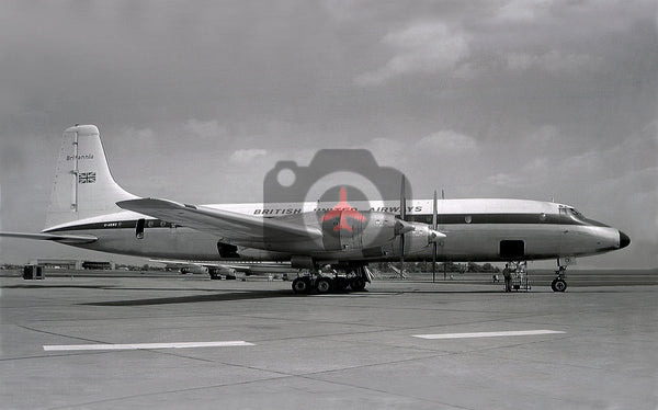 G-ARWZ Bristol Britannia 313, British United Airways