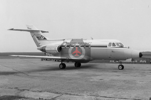 G-ARYC De Havilland DH125, Bristol Siddeley, Hatfield