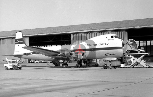 G-ASDC Aviation Traders ATL98 Carvair, British United Airways, Geneva