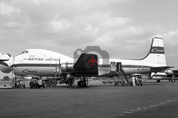 G-ASHZ Aviation Traders ATL98 Carvair, British United Airways