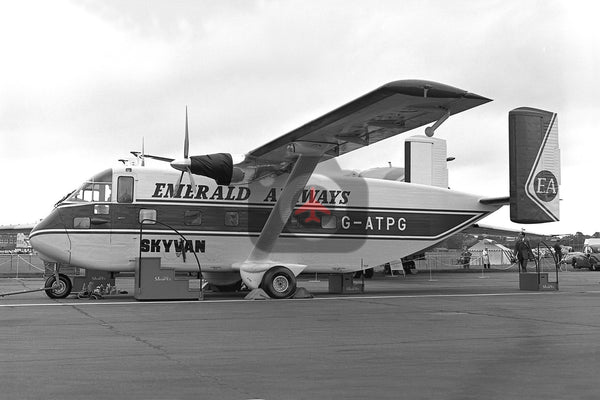 G-ATPG Short SC7 Skyvan,  Emerald Airways, Farnborough 1966