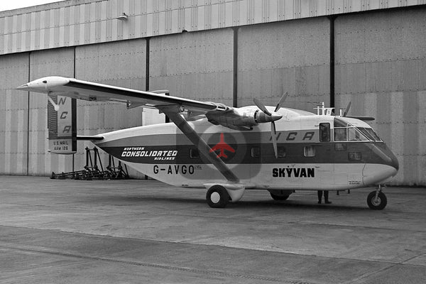 G-AVGO Short SC7 Skyvan, Northern Consolidated Airlines, Gatwick