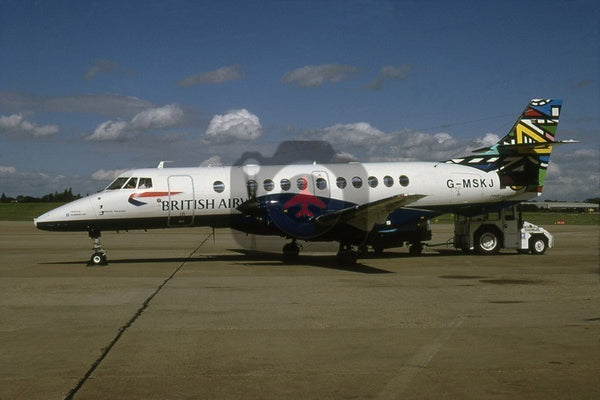 G-MSKJ BAe Jetstream 41, British Airways, operated by Maersk titles, 1997