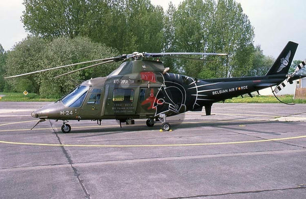 H24 Agusta A-109BA, Belgian AF, 2012, special colours
