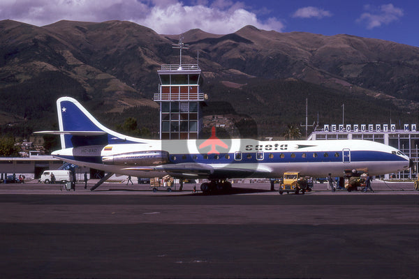 HC-BAD Sud Aviation SE-210 Caravelle III, SAETA, Quito, 1975