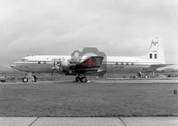 I-DIMI Douglas DC-6B, SAM, Aldergrove, 1964